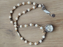 Kamykbijoux.pl – naszyjnik Kamyk Bijoux,wisiorek z żywicy epoksydowej, naszyjnik handmade, naszyjnik ze stali chirurgicznej