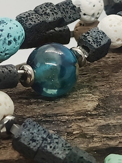 Kamykbijoux.pl – naszyjnik Kamyk Bijoux,wisiorek z żywicy epoksydowej, naszyjnik handmade, naszyjnik ze stali chirurgicznej